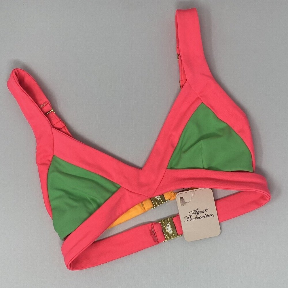 Agent Provocateur Mazzy Tutti Frutti Bikini Top AP2 Small NWT